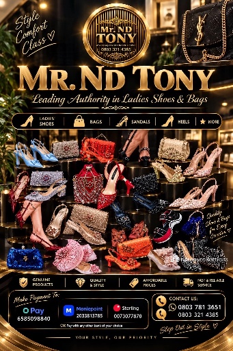 Mr nd Tony Shoes logo